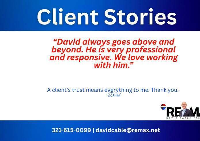 David Cable, REALTOR®, ReMAX Elite - Team Cable