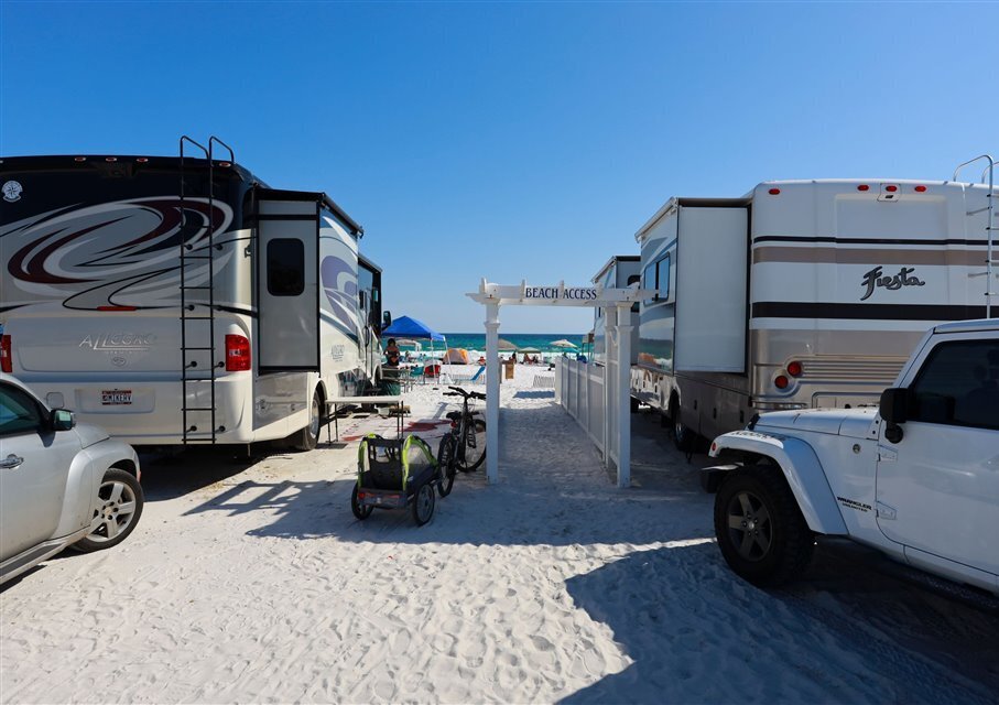 Camping on the Gulf