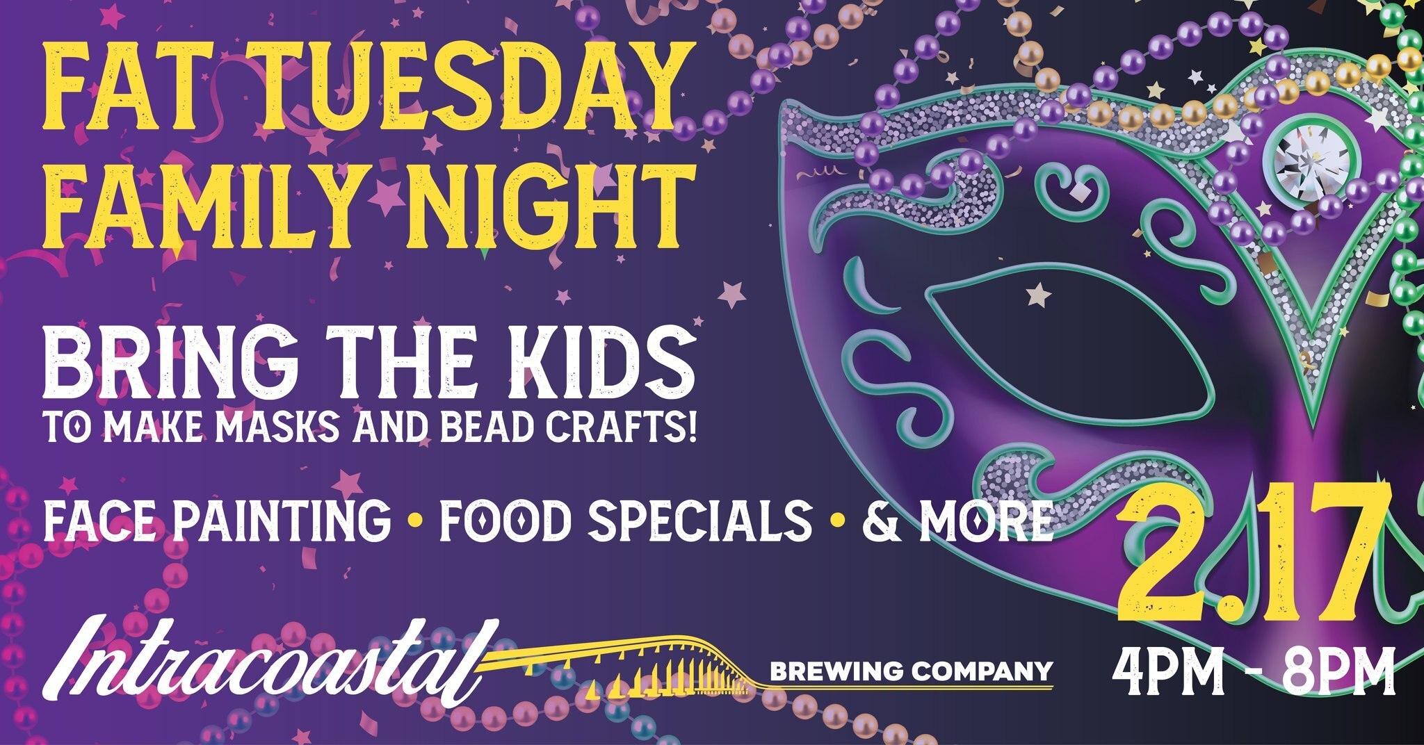 Fat Tuesday Mardi Gras celebration