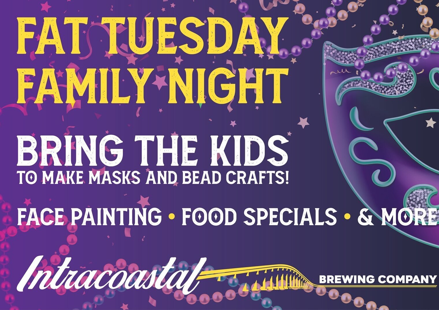 Fat Tuesday Mardi Gras celebration