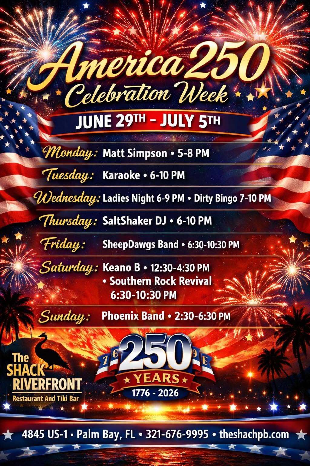 The Shack Riverfront Restaurant & Outback Tiki bar