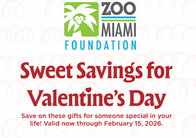 Sweet Savings for Valentines Day from the Miami Zoo