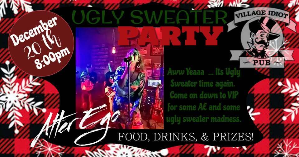 Village Idiot Ugly Sweater Party