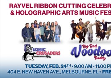 The Rayvel Ribbon Cutting Ceremony and Holographic Arts & Music Festival