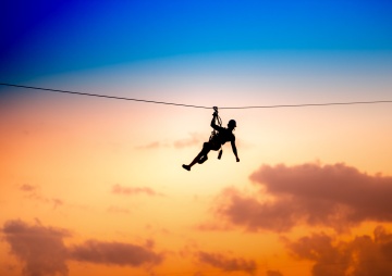 Sunset Zip Line Adventure Over Tampa Bay
