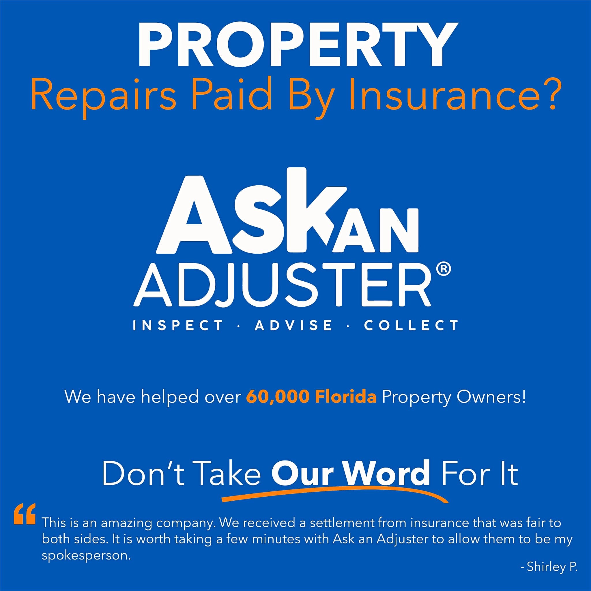 Ask An Adjuster