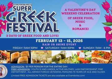 Super Greek Festival Food and Love Weekend - A Valentine’s Celebration of Food, Music & Romance